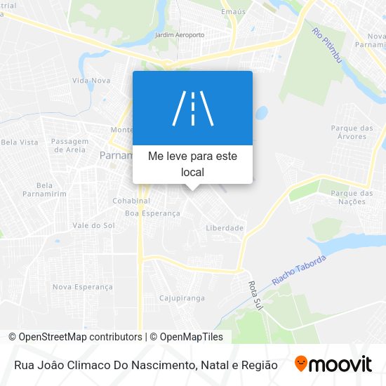 Rua Joâo Climaco Do Nascimento mapa