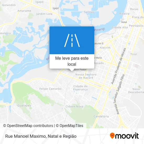Rue Manoel Maximo mapa