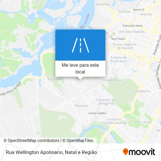 Rua Wellington Apolinario mapa