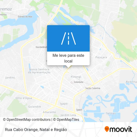 Rua Cabo Orange mapa