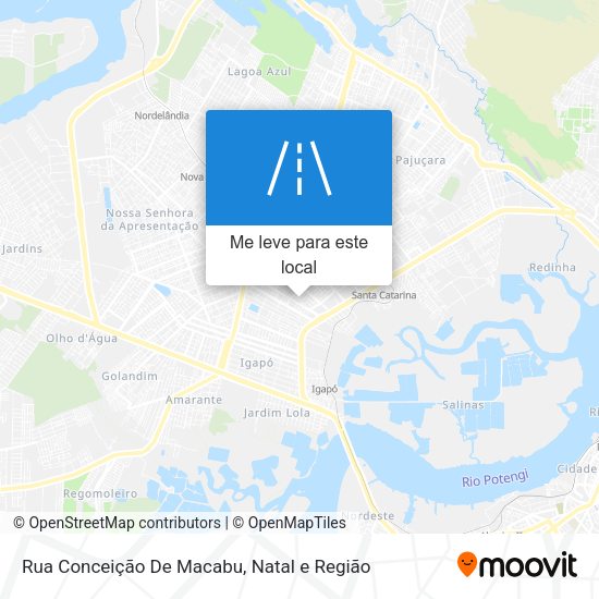 Rua Conceição De Macabu mapa