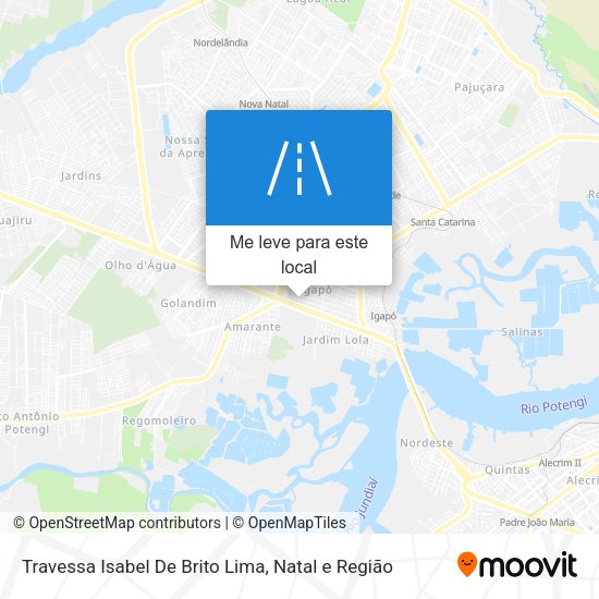 Travessa Isabel De Brito Lima mapa