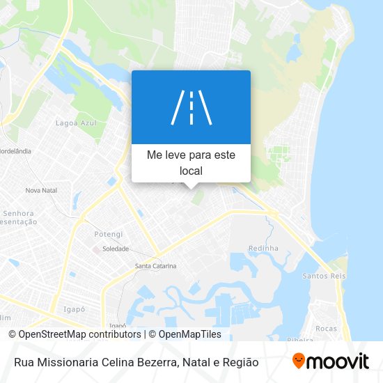 Rua Missionaria Celina Bezerra mapa