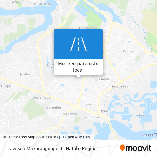 Travessa Maxaranguape III mapa