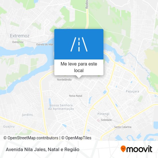 Avenida Nila Jales mapa