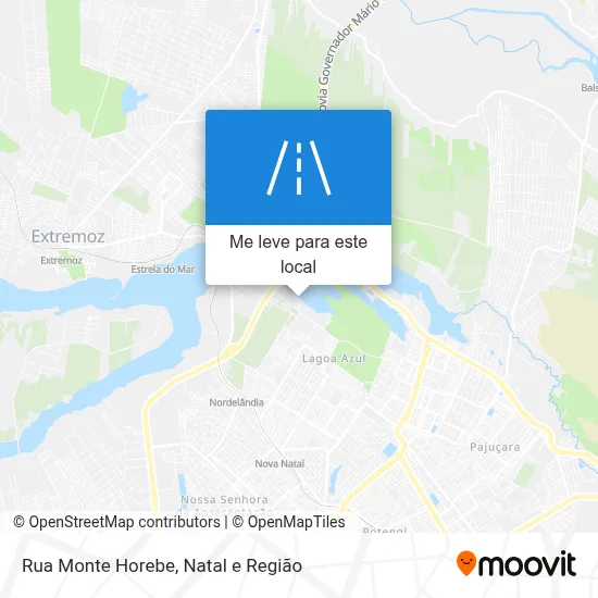 Rua Monte Horebe mapa