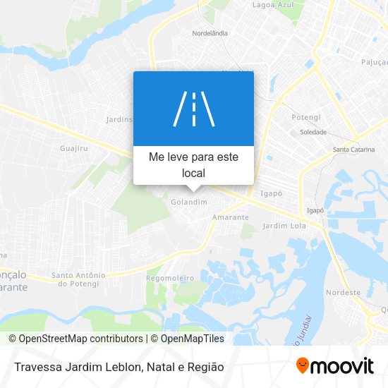 Travessa Jardim Leblon mapa