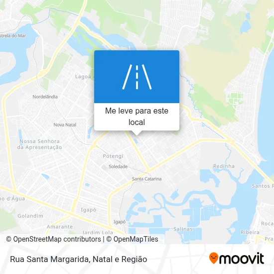 Rua Santa Margarida mapa