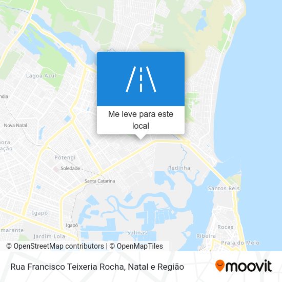 Rua Francisco Teixeria Rocha mapa