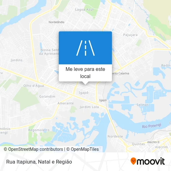Rua Itapiuna mapa
