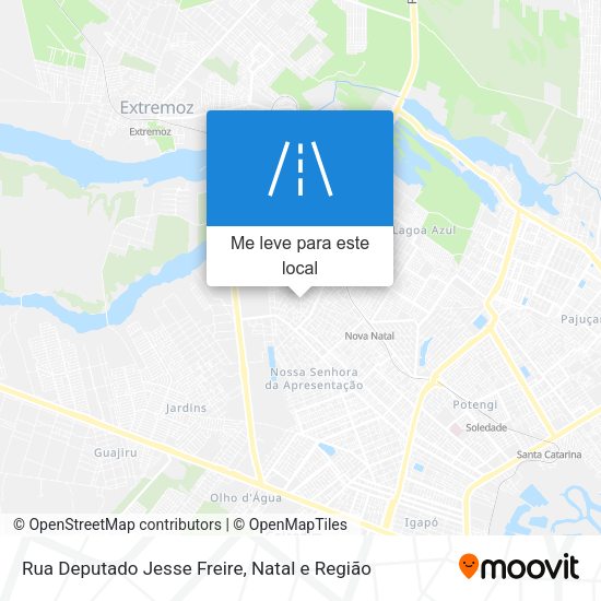 Rua Deputado Jesse Freire mapa