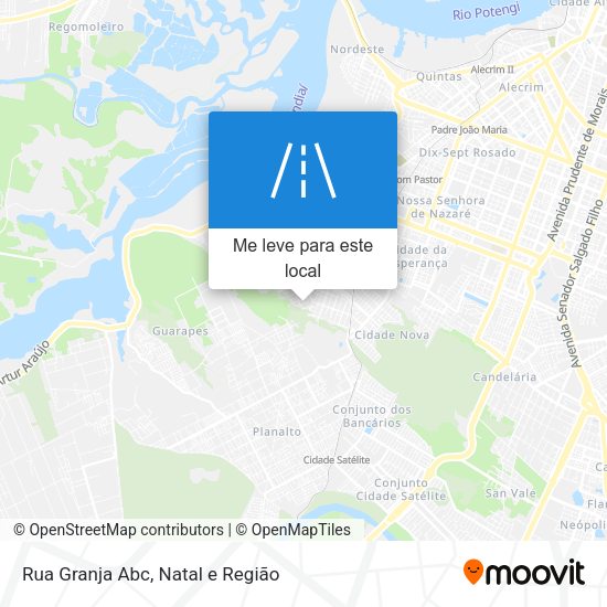Rua Granja Abc mapa