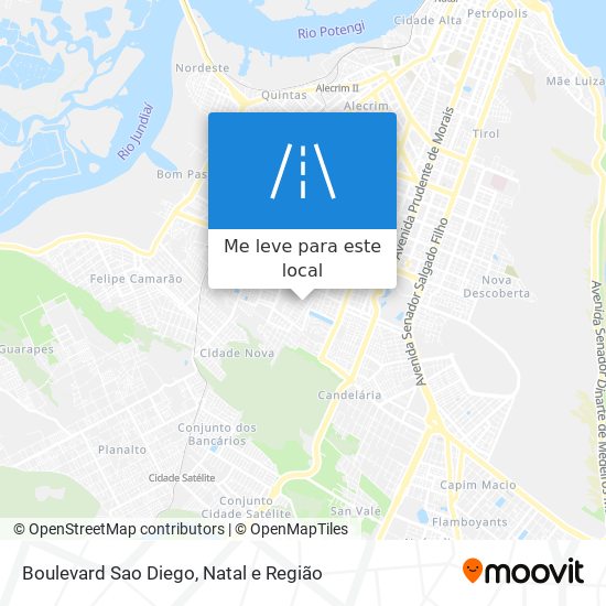 Boulevard Sao Diego mapa