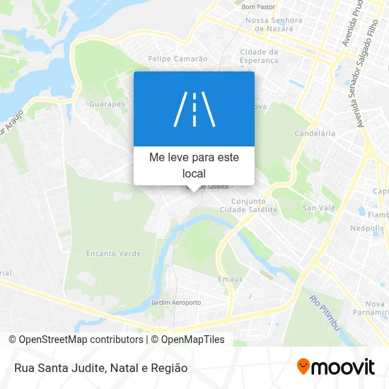 Rua Santa Judite mapa