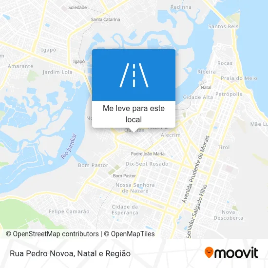Rua Pedro Novoa mapa