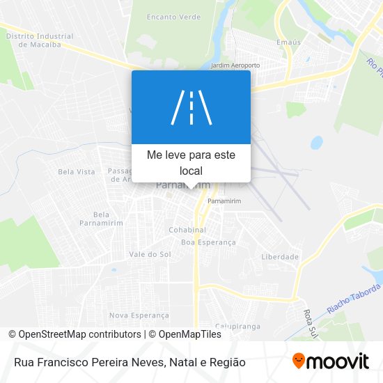 Rua Francisco Pereira Neves mapa