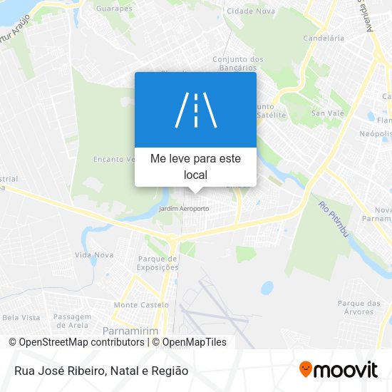 Rua José Ribeiro mapa
