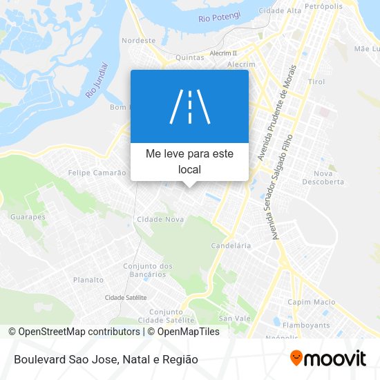 Boulevard Sao Jose mapa