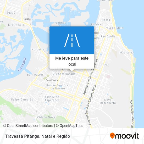Travessa Pitanga mapa
