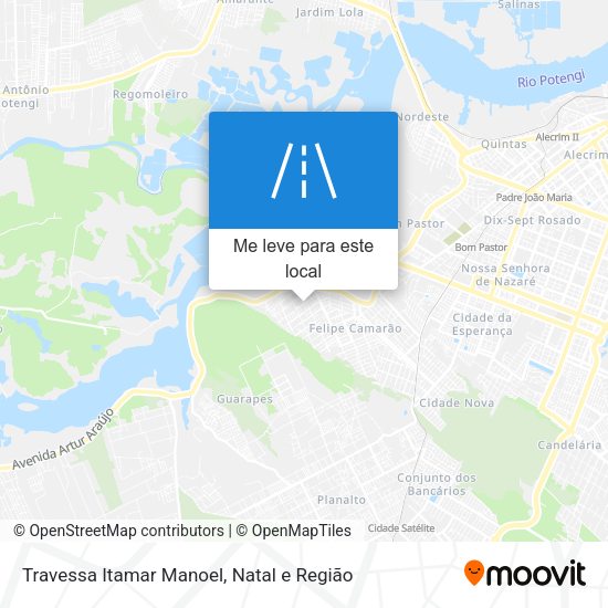 Travessa Itamar Manoel mapa