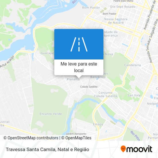 Travessa Santa Camila mapa