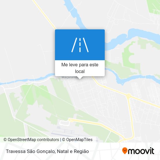Travessa São Gonçalo mapa