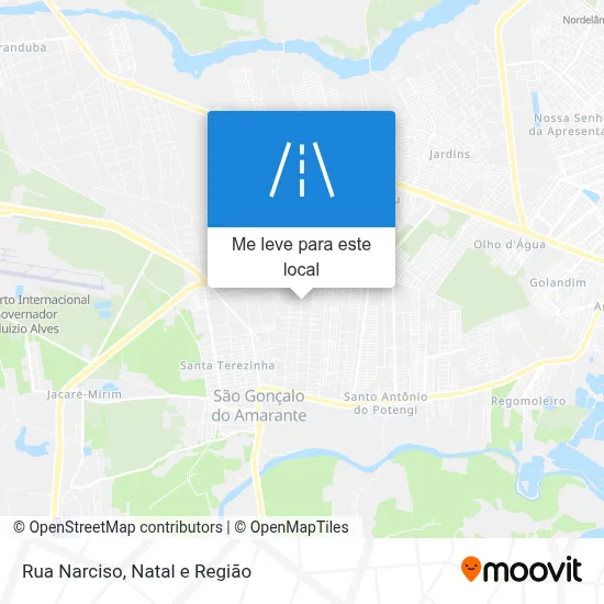 Rua Narciso mapa