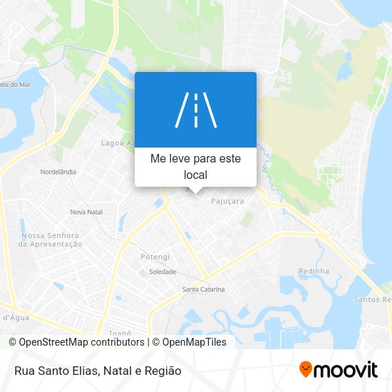 Rua Santo Elias mapa