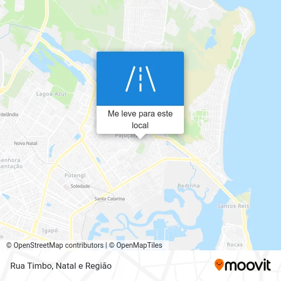 Rua Timbo mapa