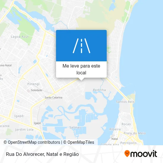 Rua Do Alvorecer mapa