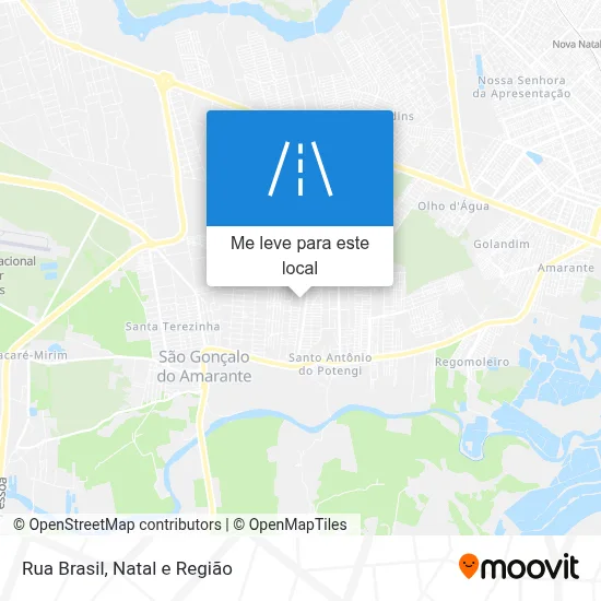 Rua Brasil mapa