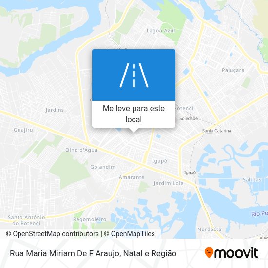 Rua Maria Miriam De F Araujo mapa