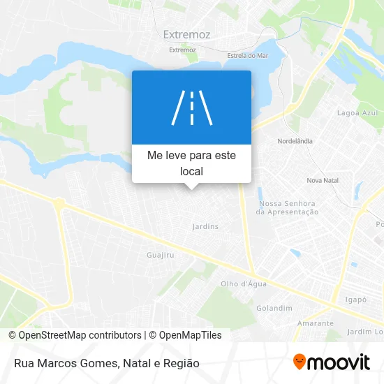 Rua Marcos Gomes mapa