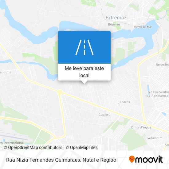 Rua Nízia Fernandes Guimarães mapa