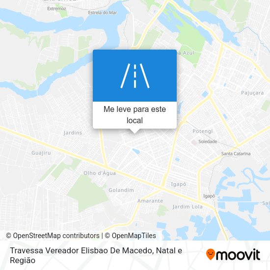 Travessa Vereador Elisbao De Macedo mapa