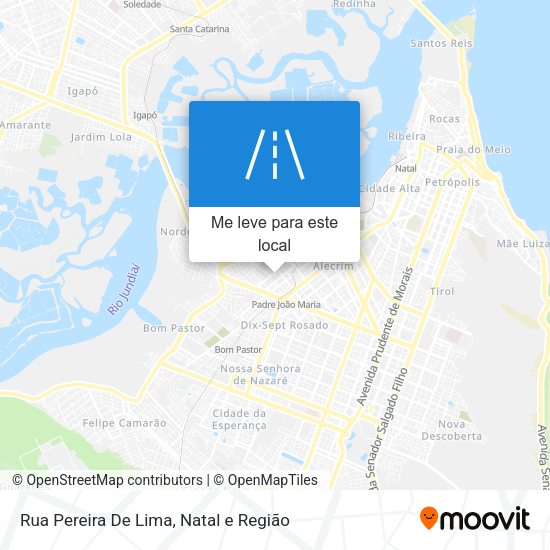 Rua Pereira De Lima mapa