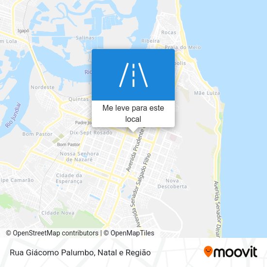 Rua Giácomo Palumbo mapa