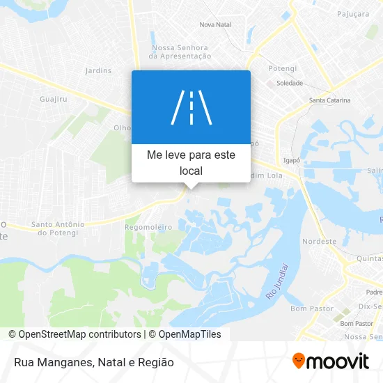 Rua Manganes mapa