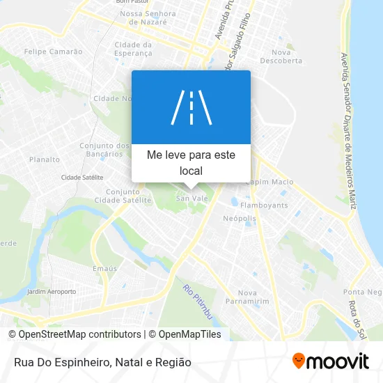 Rua Do Espinheiro mapa