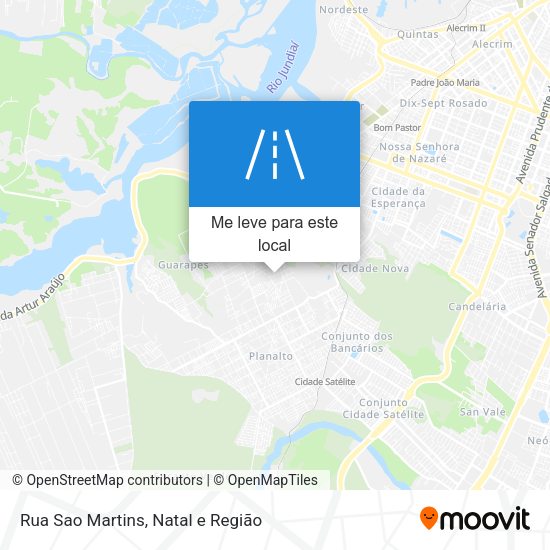 Rua Sao Martins mapa