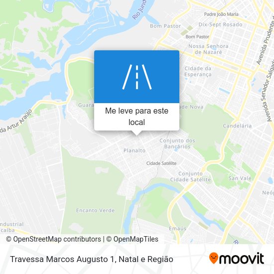 Travessa Marcos Augusto 1 mapa