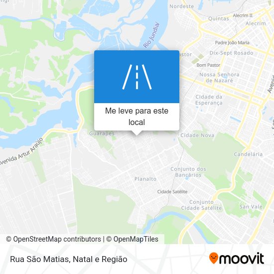 Rua São Matias mapa