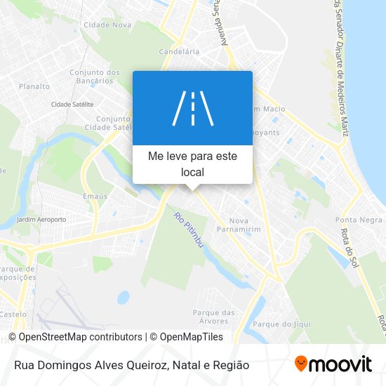 Rua Domingos Alves Queiroz mapa