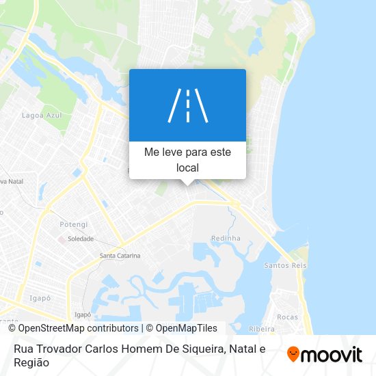 Rua Trovador Carlos Homem De Siqueira mapa