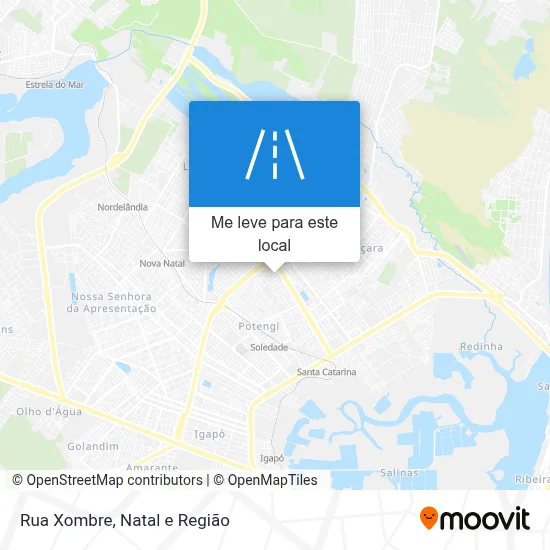 Rua Xombre mapa