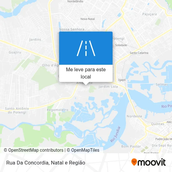 Rua Da Concordia mapa