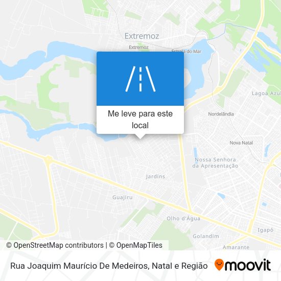 Rua Joaquim Maurício De Medeiros mapa