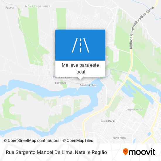 Rua Sargento Manoel De Lima mapa