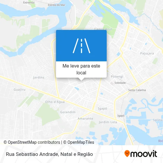 Rua Sebastiao Andrade mapa