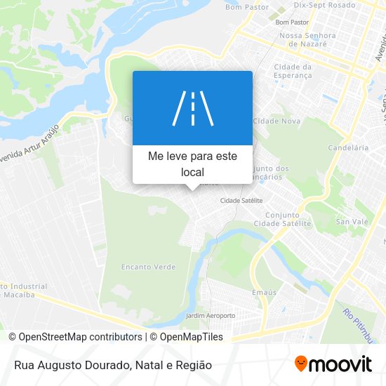Rua Augusto Dourado mapa